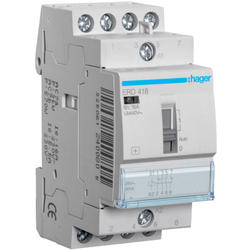 Hager ERD418 Instalační relé 16A,  2S+2R,  24V AC