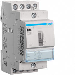 Hager ERL418 Instalační relé 16A,  2S+2R,  12V AC