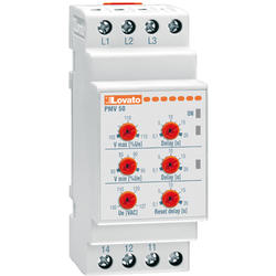 LOVATO Electric PMV50A575 ochranné relé, Min. a max.napětí, multifunkční, 380-575 VAC