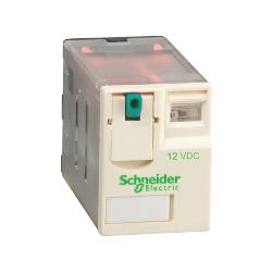 Schneider Electric RXM2AB1JD Miniaturní 2P, 12 A, 12 V DC bez LED (obj.množství 10 ks)