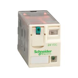 Schneider Electric RXM2AB2BD Miniaturní 2P, 12 A, 24 V DC s LED (obj.množství 10 ks)