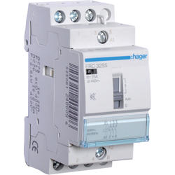 Hager ERC325S Stykač se sníž. hlučností 25A,  3S,  230V AC