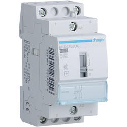 Hager ERD625SDC Stykač se sníž. hlučností 25A,  2S,  24V DC,  2 mod.