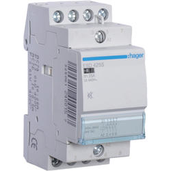 Hager ESD425S Stykač se sníž. hlučností 25A,  4S,  24V AC