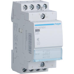 Hager ESL427SDC Stykač se sníž. hlučností 25A,  2S+2R,  12V DC