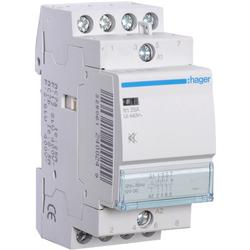 Hager ESL428SDC Stykač se sníž. hlučností 25A,  3S+1R,  12V DC