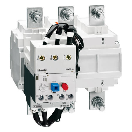 LOVATO Electric RFN420250 tepelné relé 150-250A ruční nebo automatický reset