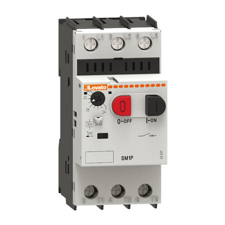 LOVATO Electric SM1P0016 Motorový spouštěč tlačítkový 0,1-0,16A Icu 100