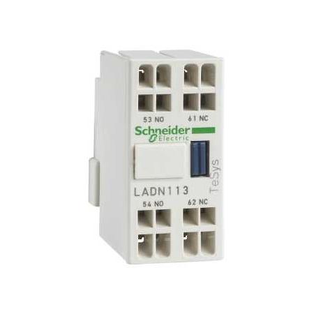 Schneider Electric LADN113 Blok pomoc. kontaktů, pruž.svorky, montáž čelně, 1"Z" +1"V"