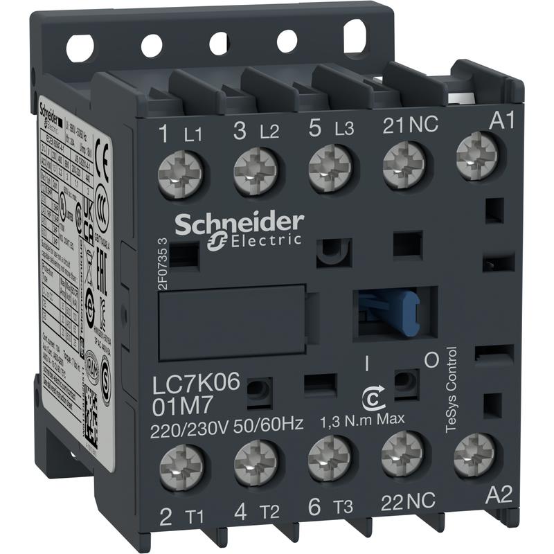 Schneider Electric LC7K0601M7 Přípojnicový stykač - TeSys LC1-BM - 3 póly - AC-3 440V 1000 A - cívka 220V AC