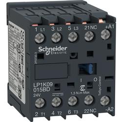 Schneider Electric LP1K09015UD TeSys K stykač - 3P(3Z) - AC-3 - 440 V 9 A - 250 V DC cívka