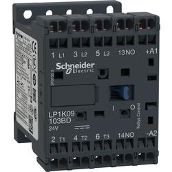 Schneider Electric LP1K09103BD TeSys K contactor - 3P - AC-3 440 V 9 A - 1 NO kontakt - 24 V DC cívka