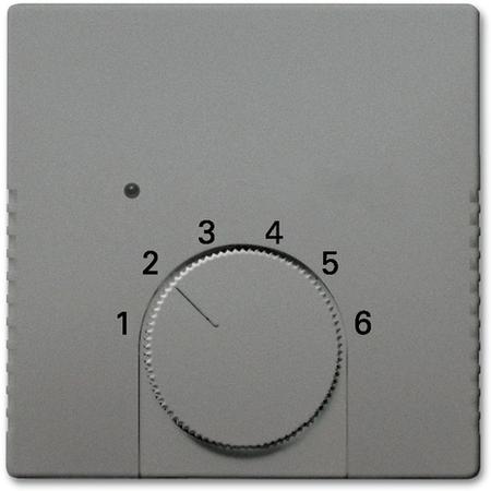 ABB 2CKA001710A4012 Kryt termostatu pro topení/ chlazení, metalická šedá