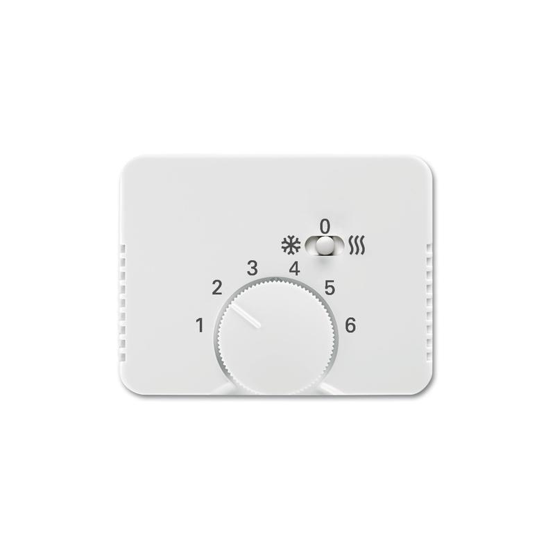 ABB 2CKA001710A4034 Kryt termostatu pro topení/ chlazení, s posuvným přepínačem, alabastrová