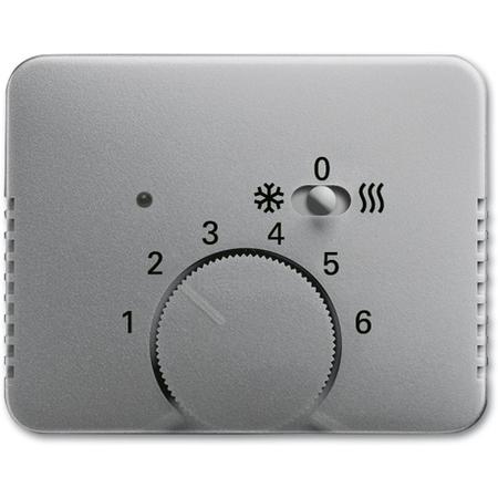 ABB 2CKA001710A4036 Kryt termostatu pro topení/ chlazení, s posuvným přepínačem, titanová