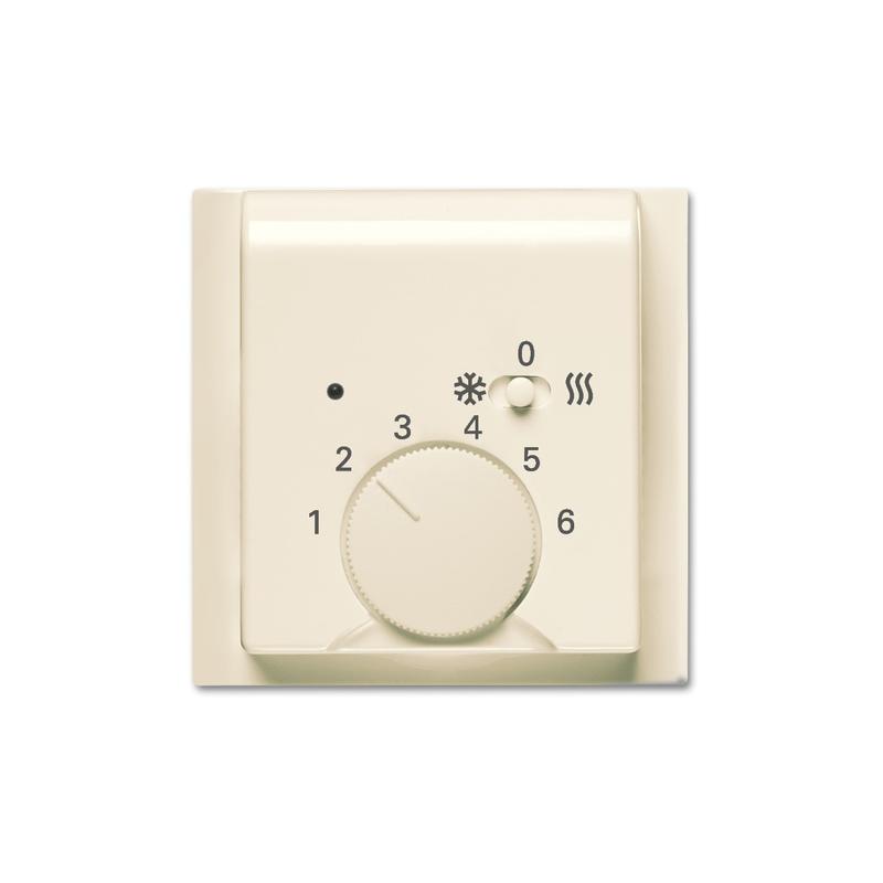 ABB 2CKA001710A4037 Kryt termostatu pro topení/ chlazení, s posuvným přepínačem, slonová kost