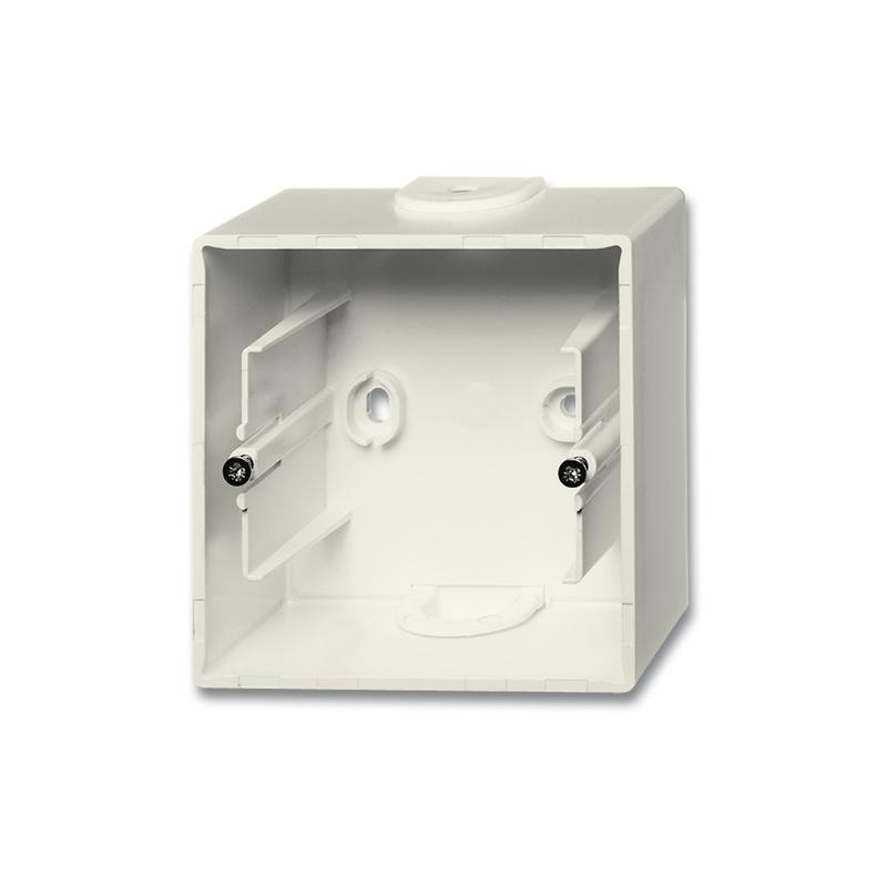 ABB 2CKA001799A0896 Krabice přístrojová jednonásobná, pro lištové rozvody, slonová kost