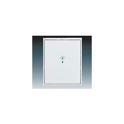 ABB 6220E-A01001 03 Kryt 1násobný, symbol „osvětlení“, bílá/bílá