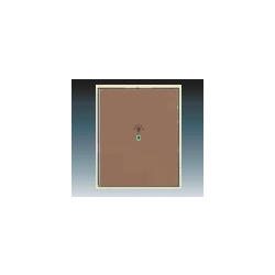 ABB 6220E-A01001 25 Kryt 1násobný, symbol „osvětlení“, kávová/ledová opálová