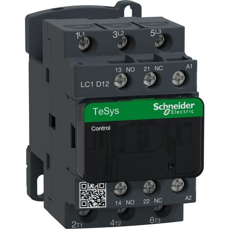Schneider Electric LC1D12K7 Contactor TeSys D 3P AC3 12A 100VAC coil