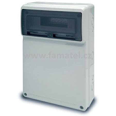 Famatel 3952 Skříň ACQUA Combi IP65, 16 modulů, 500x330x150mm