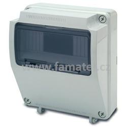 Famatel 3957 Skříň ACQUA Combi IP65, 9 modulů, 245x215x155mm