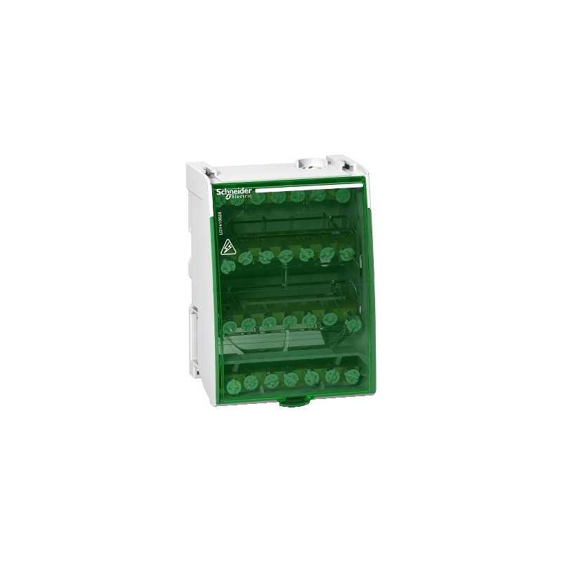 Schneider Electric LGY410028 Ditribuční blok 4P 100A 28 svorek