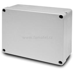 Famatel 3074 Krabice IP55 235x182x95mm, plné víko, hladké boky