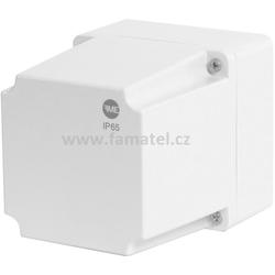 Famatel 68020 Krabice SolidBox IP65, 105x105x140mm, plné víko, hladké boky