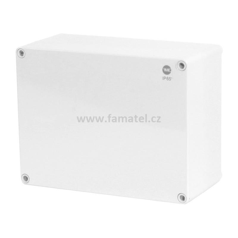 Famatel 68170 Krabice SolidBox IP65, 220x170x107mm, plné víko, hladké boky