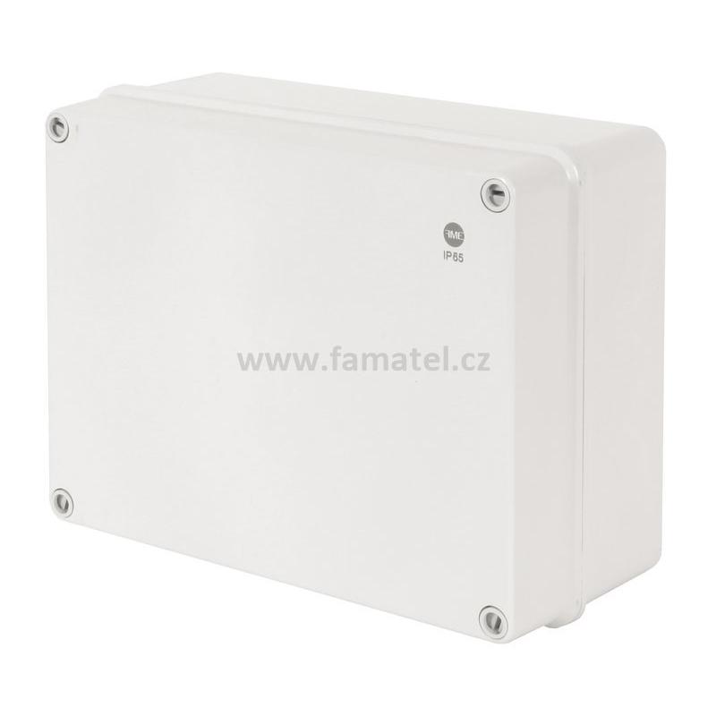 Famatel 68220 Krabice SolidBox IP65, 280x220x174mm, plné víko, hladké boky
