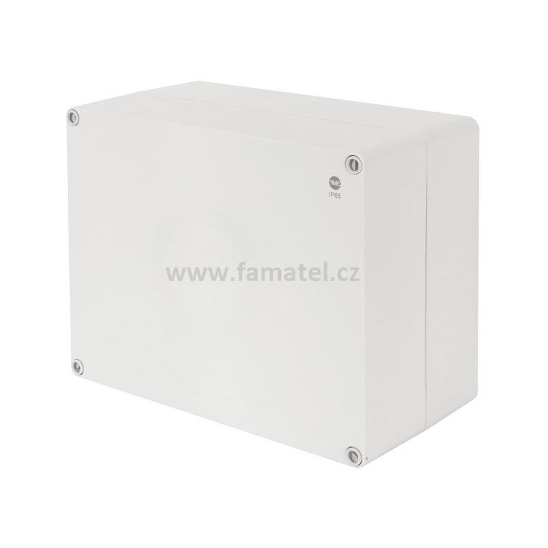 Famatel 68240 Krabice SolidBox IP65, 313x253x165mm, plné víko, hladké boky
