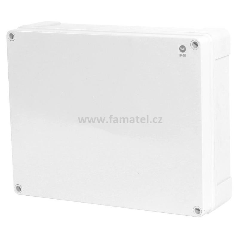 Famatel 68250 Krabice SolidBox IP65, 340x270x106mm, plné víko, hladké boky