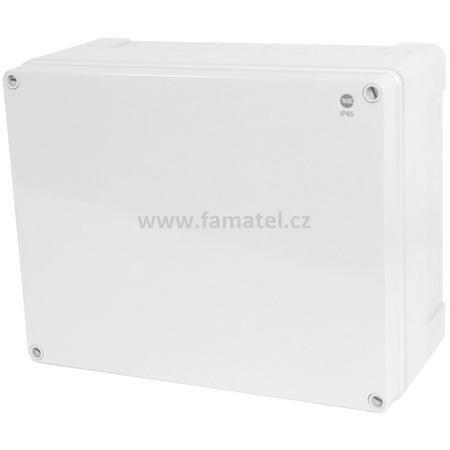 Famatel 68260 Krabice SolidBox IP65, 340x270x165mm, plné víko, hladké boky