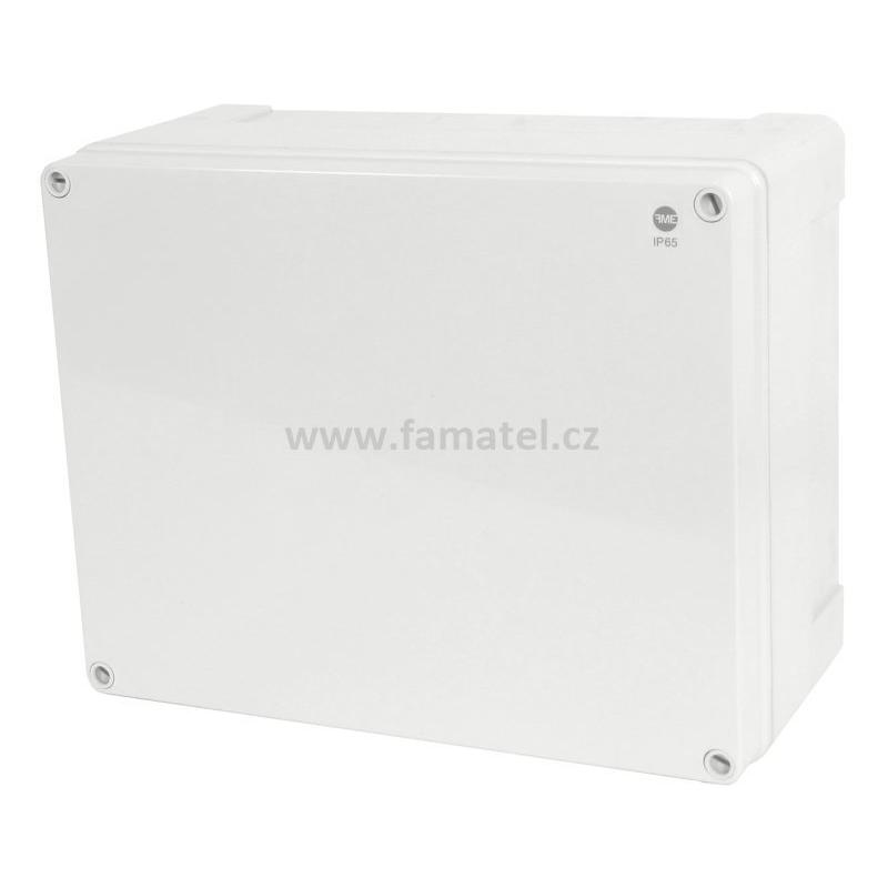 Famatel 68260 Krabice SolidBox IP65, 340x270x165mm, plné víko, hladké boky