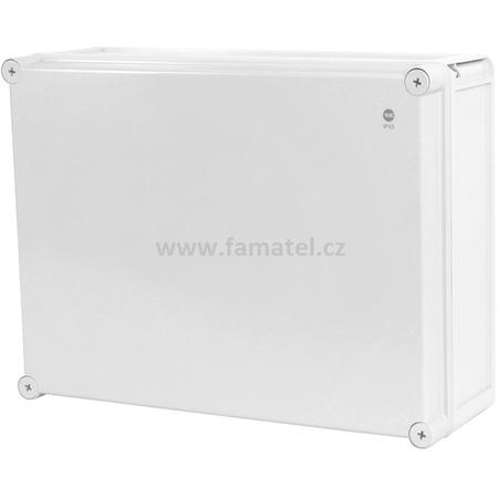 Famatel 68270 Krabice SolidBox IP65, 440x330x145mm, plné víko, hladké boky