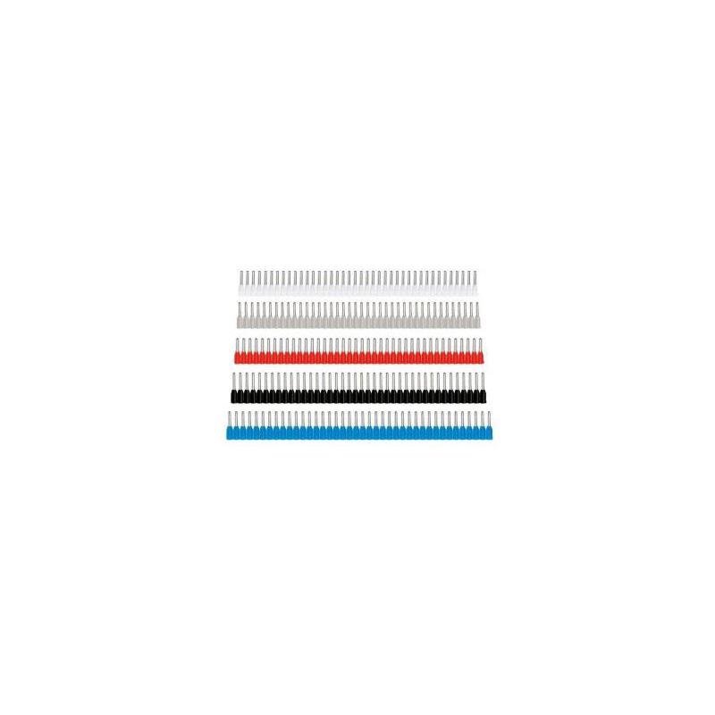 Erko TP_2,5-8x40/10 Kabelová dutinka jednoduchá izolovaná modrá