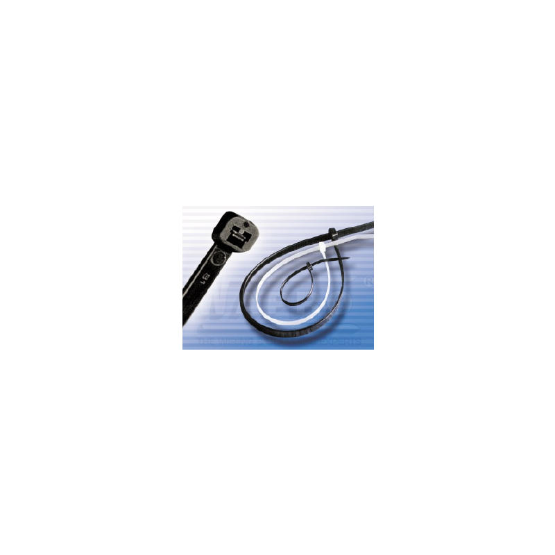 WAPRO WT-150ICB vázací WAPRO pásky STANDARD, černé, 150 x 3,6 mm