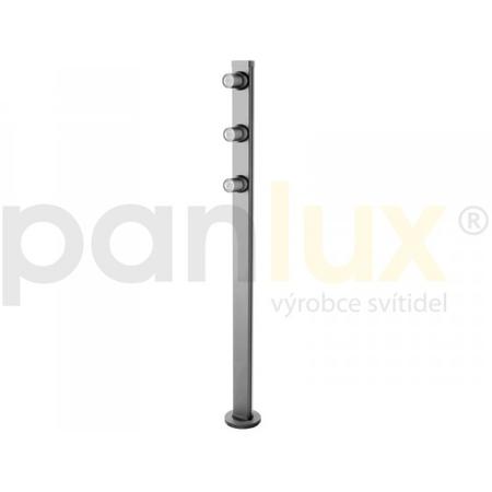 Panlux P2/NBT PICCO TRIO stříbrný (aluminium) - teplá bílá