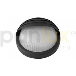 Panlux RDLG-60/C LUNA GRILL přisazené stropní a nástěnné kruhové svítidlo 75W, černá