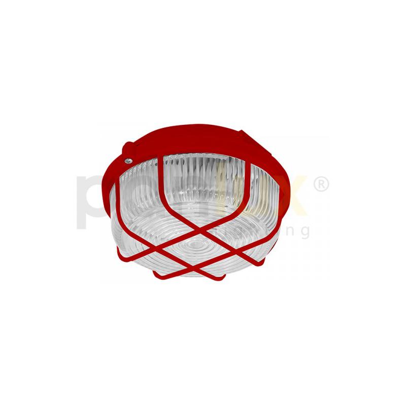 Panlux SKP-100/R KRUH přisazené stropní a nástěnné kruhové svítidlo 100W, červená