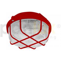 Panlux SKP-100/R KRUH přisazené stropní a nástěnné kruhové svítidlo 100W, červená