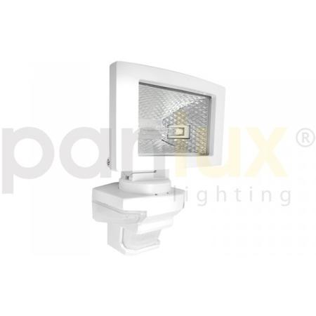 Panlux SLV150T/B VANA S venkovní reflektorové svítidlo se senzoremem a LED přisvícením, bílá - teplá bílá