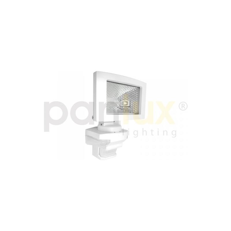 Panlux SLV150T/B VANA S venkovní reflektorové svítidlo se senzoremem a LED přisvícením, bílá - teplá bílá