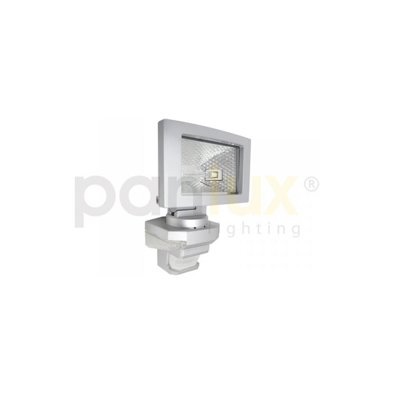 Panlux SLV150T/CH VANA S venkovní reflektorové svítidlo se senzoremem a LED přisvícením, stříbrná - teplá bílá