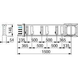 Schneider Electric KSA250ED4156 Rovná délka distribuční 1M 5O 250 A