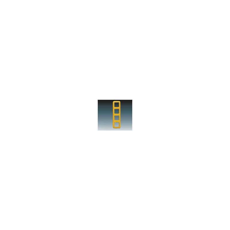 ABB 1725-0-0951 Y Rámeček čtyřnásobný, pro vodorovnou i svislou montáž, žlutá