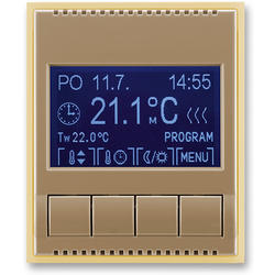 ABB 3292E-A10301 25 Termostat univerzální programovatelný (ovládací jednotka), kávová/led. opálová