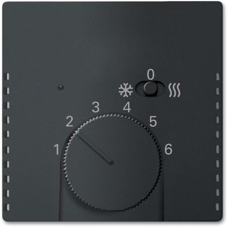 ABB 2CKA001710A4052 Kryt termostatu pro topení/chlazení, mechová černá