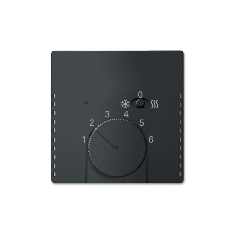 ABB 2CKA001710A4052 Kryt termostatu pro topení/chlazení, mechová černá